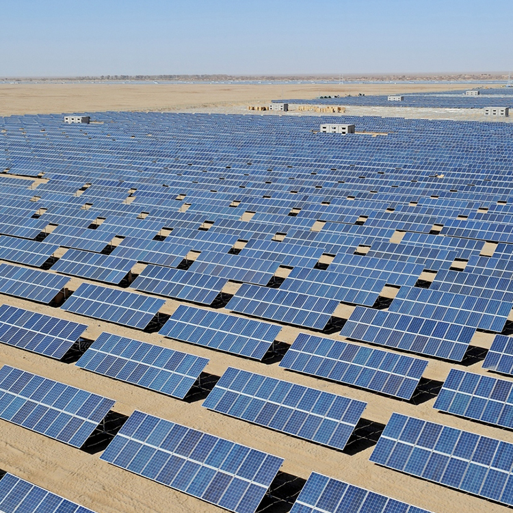 志升太阳能光伏发电站 采用铝合金支架 隆基乐叶光伏板 古瑞瓦特逆变器 户用房顶斜铺光伏发电棚 5800-6000元一千瓦